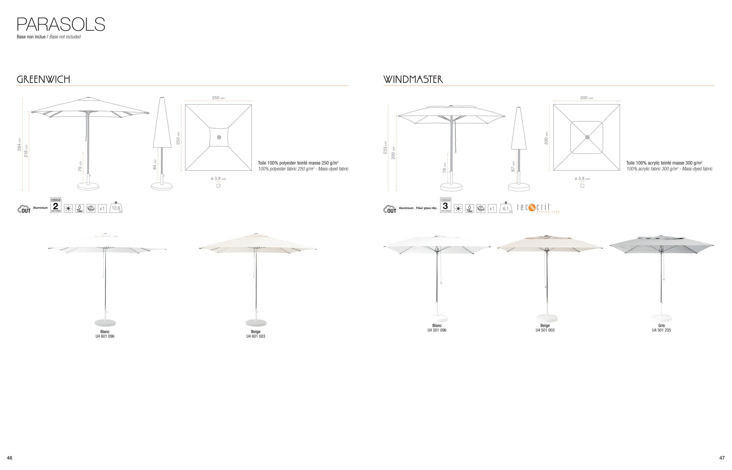 Parasols